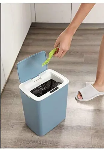 The Magic Makers 14L Automatic Sensor Dustbin Smart Sensor Trash Can Induction Waste Bin Rubbish Can Home Living Room Garbage Bucket