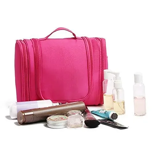 The Magic Makers Hanging Waterproof Travel Bag Potable Dopp Kit Large Capacity Makeup Organiser Cosmetic Grooming Kit