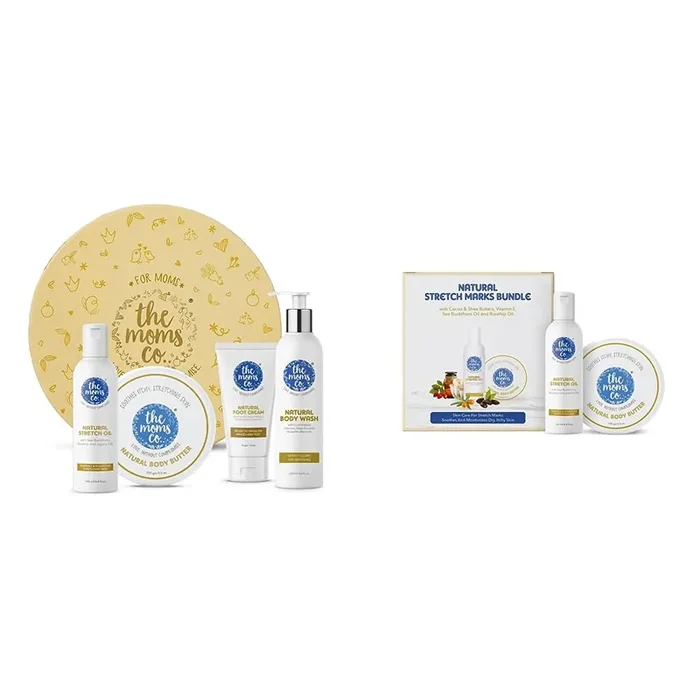 The Moms Co Pregnancy Gift Set & Stretch Marks Bundle Gift Set