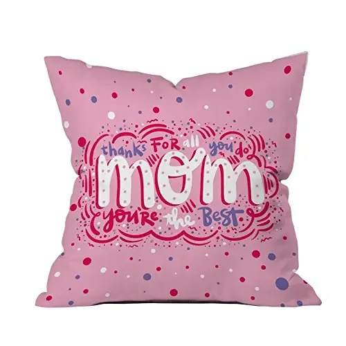 The Purple Tree Mothers‘ Day Cushion Cover (Pack of 1, 16×16 inches), Gift for Mom, Useful Gifts for Mom, Best Gift for Mother‘s Day,C-2362