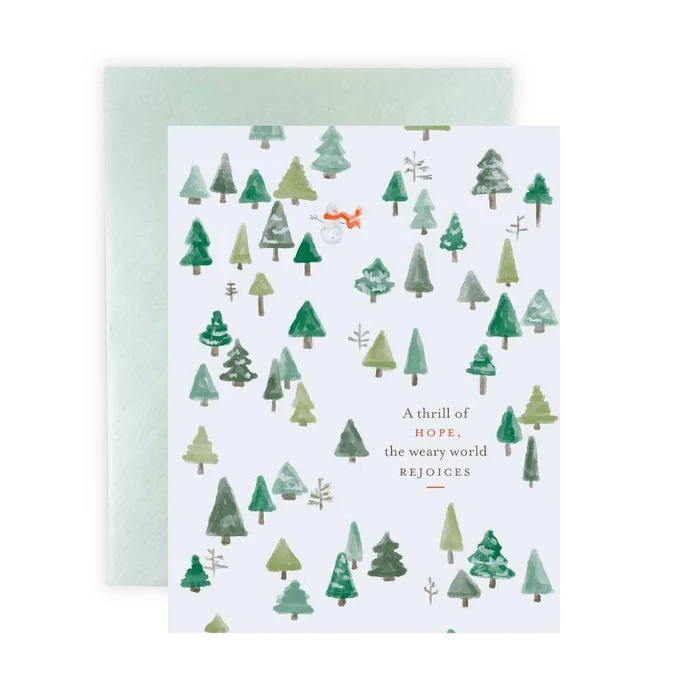 The Weary World Rejoices Greeting Card