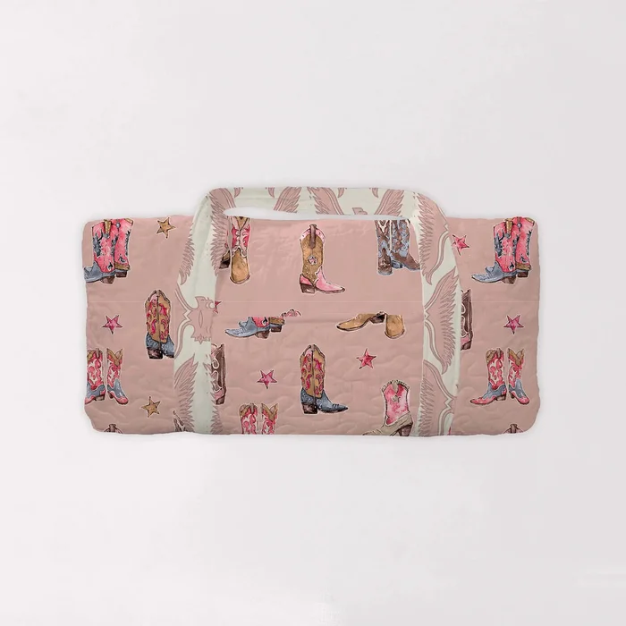 Thunderbird Boots Rose Quilted Duffle