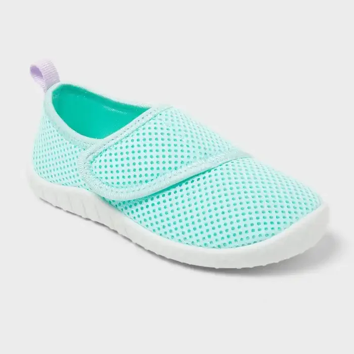 Toddler Hartley Water Shoes – Sun Squad™ Green 9-10 Hook & Loop, Breathable Upper, Textured Outsole