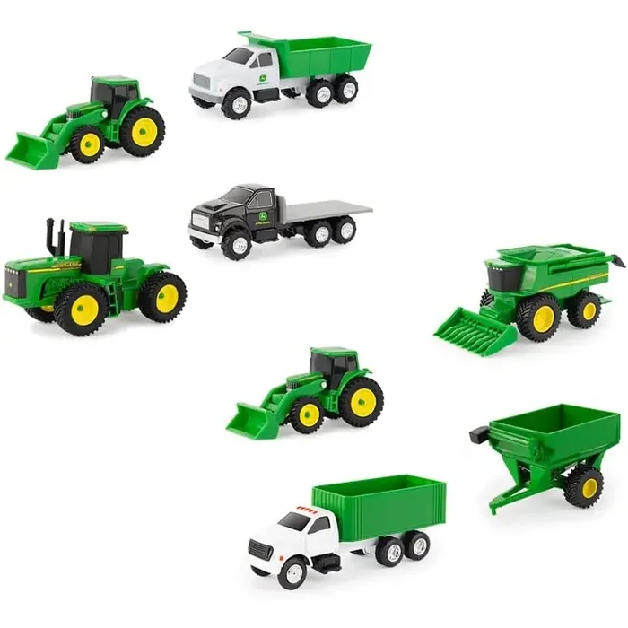 TOMY John Deere 4 Piece Carded Set Assorted