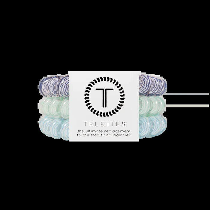 TOTALLY TURQUOISE LARGE TELETIES