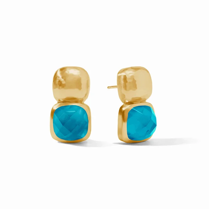 Trunk Show Catalina Earring-Iridescent London Blue