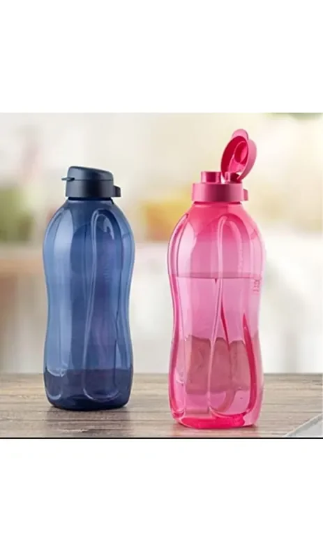 Tupperware. Plastic 2 litres eco bottle set of 2 pc Multicolor