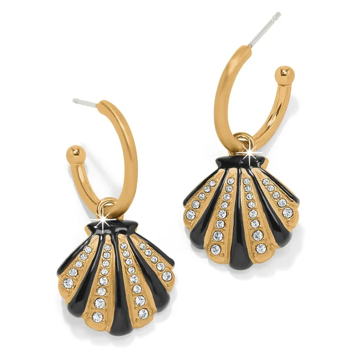 Twilight Waters Shell Hoop Earrings – Brighton