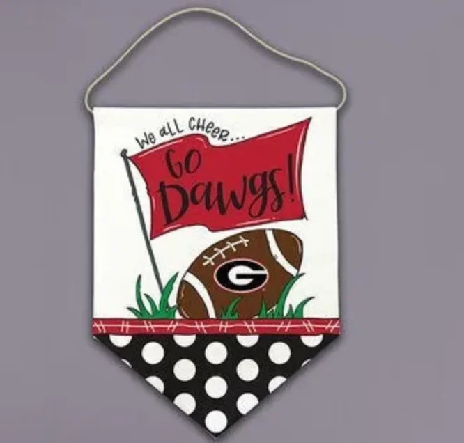 UGA WE ALL CHEER DOOR HANGER