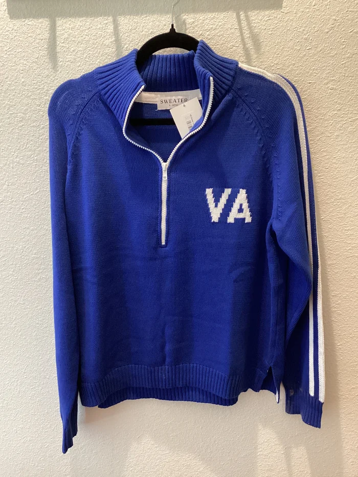 VA Panter Quarter Zip Sweater