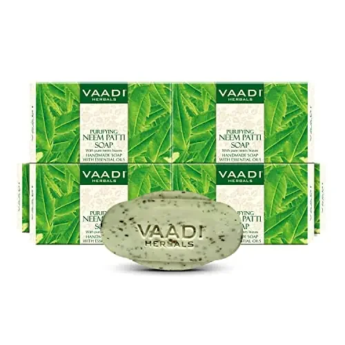 Vaadi Herbals Purifying Neem Patti Soap 6x75g