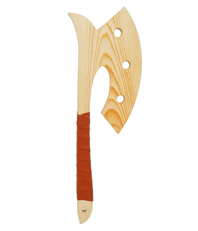 VARANASI WOODEN TOYS – Viking Axe – Wooden Pretend Play toy-40 cm x 14 cm x 1.8 cm
