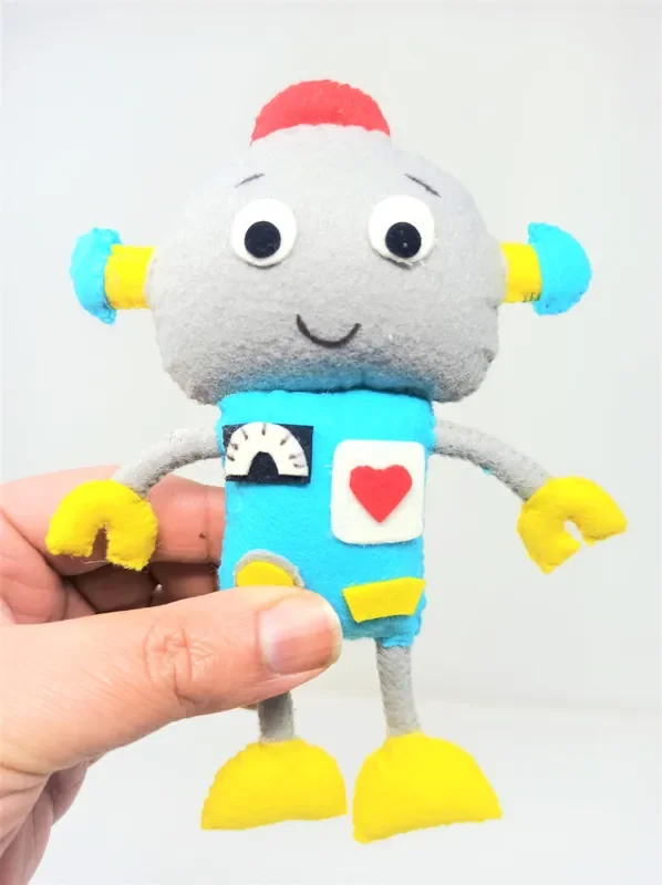 VARANASI WOODEN TOYS Soft Toy Pretend Play Robot