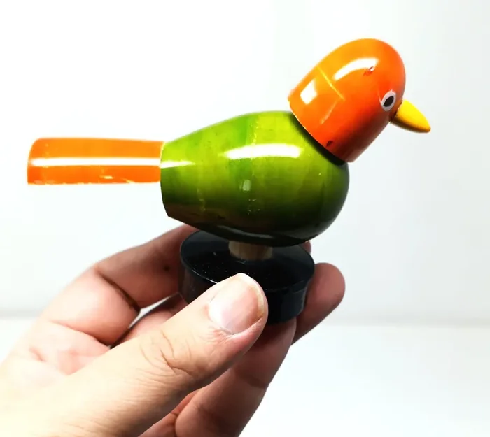 VARANASI WOODEN TOYS Wooden Spring Birds (Available in Assorted Colours)