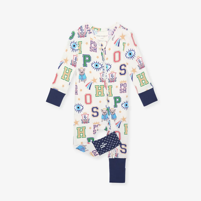Varsity Beige Baby Convertible Sleeper | Brooke