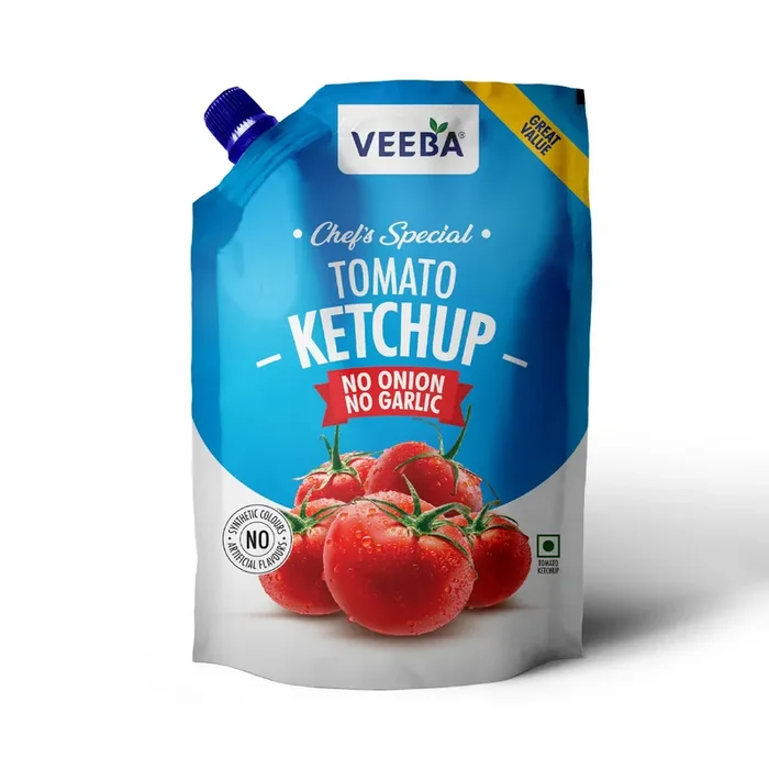 Veeba Foods Tomato Ketchup – NO Onion NO Garlic Chef‘s Special (900G)
