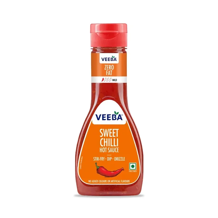 Veeba Sweet Chilli Sauce, 350 grams (color of the cap may vary)