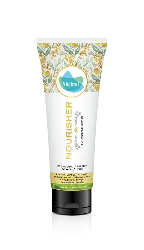 Vegetal Nourisher 120ml. -100% Natural Color Protection Conditioner Gel for Hair & Scalp Nourishment for Dry & Damaged Hair
