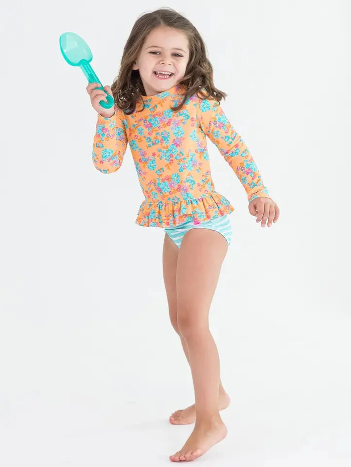 Vibrant Valley 2 pc. Rash Guard