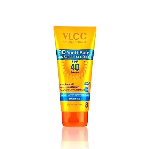 VLCC 3D Youth Boost SPF40 Sun Screen Gel Creme(100gm)