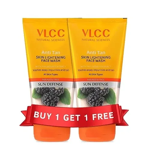 VLCC Anti Tan Skin Lightening Face Wash (2x150g) 2 Pieces