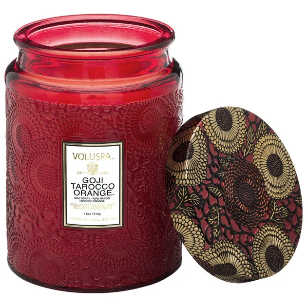 Voluspa Goji Tarocco Orange Jar Candle