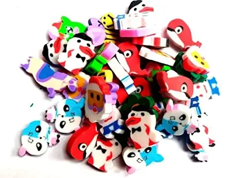 VR Creatives Erasers for School Going Kids/Birthday Party Return Gift Set Pack of 50