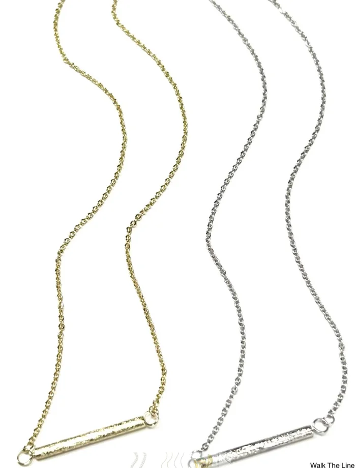 Walk The Line Mini Necklace