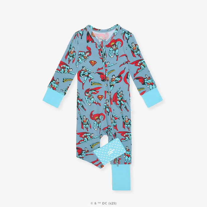 WB Gray Baby Convertible Sleeper | Superman