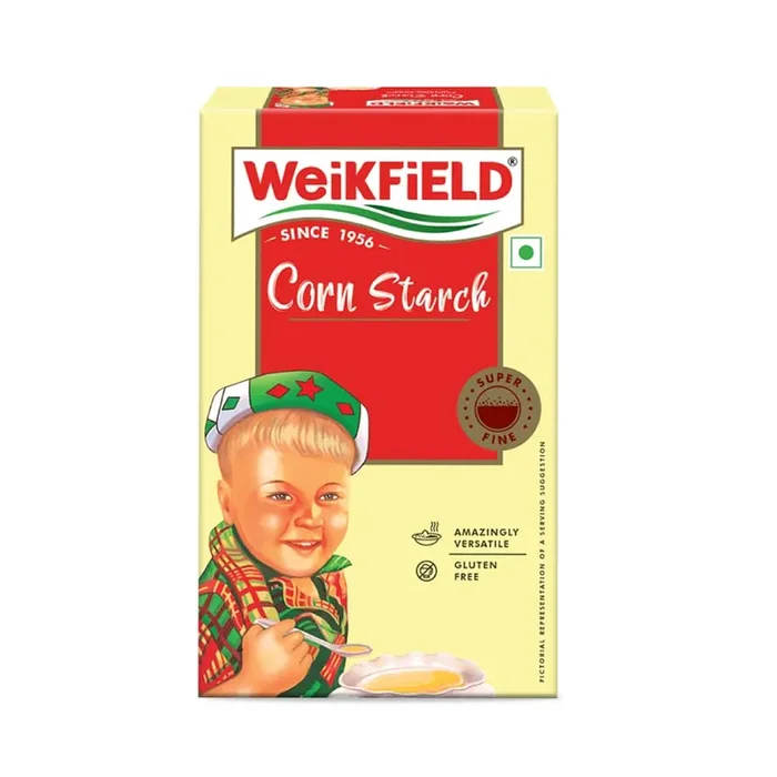 Weikfield Corn Starch Powder (Cornflour) Gluten Free Product Makes a Smooth Paste 500g Pack