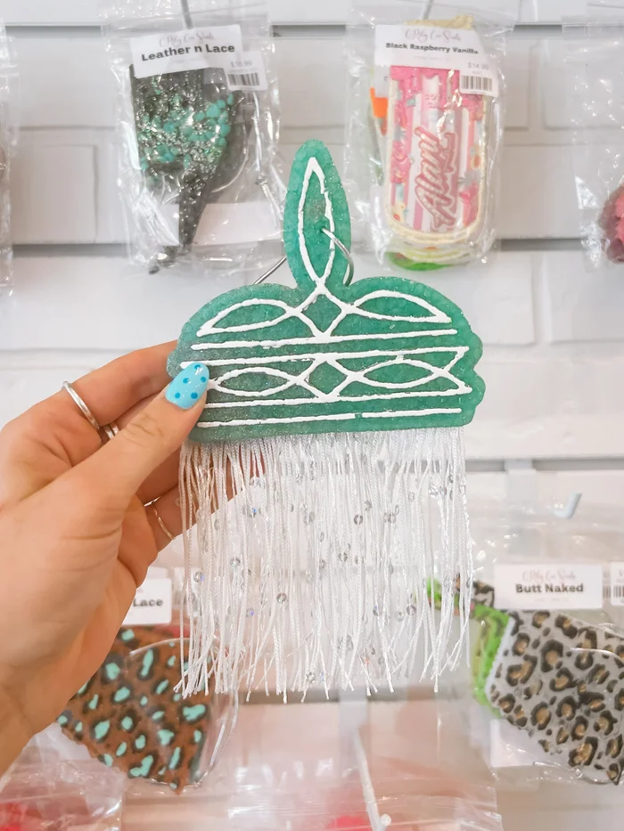 WESTERN STITCH FRINGE CAR SCENT