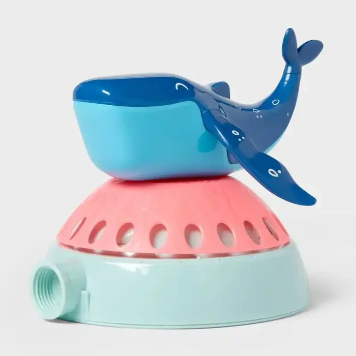 Whale Play Sprinkler – Sun Squad™ Outdoor Water Toy for Kids