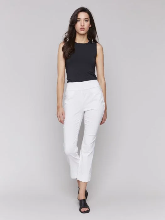 White Pull-On Pant