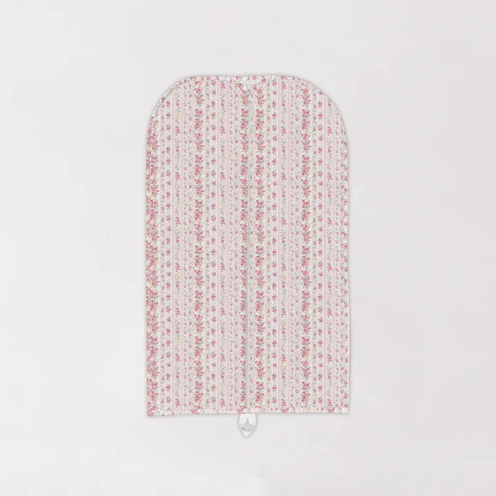 Wilshire Stripe Pink Quilted Garment Bag