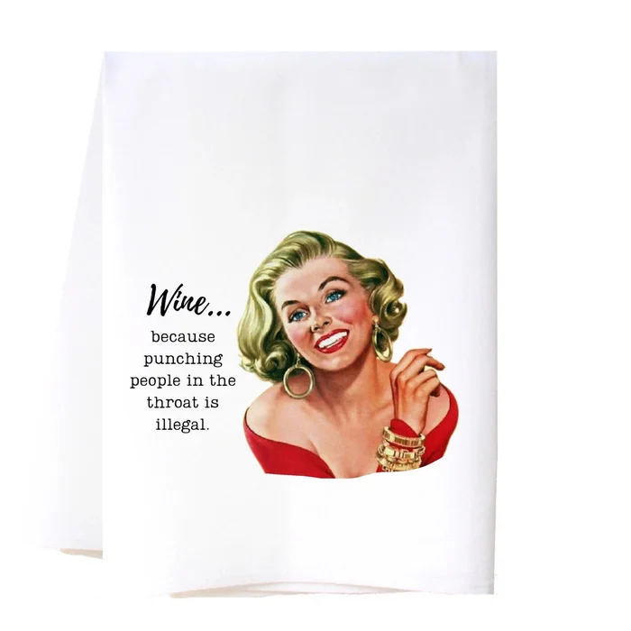 Wine… – Flour Sack Towel