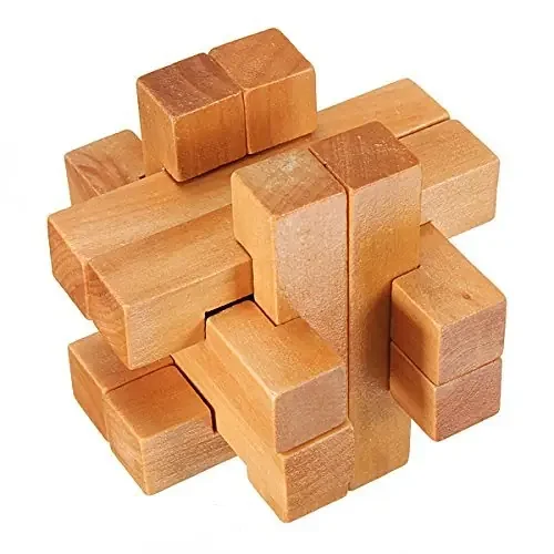 Wooden Brain Teaser Puzzle Game Toy