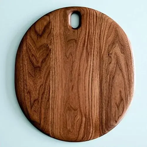 Wooden Chopping Board for Kitchen Pear Design Vegetable Cutting Board 11X7 Inches