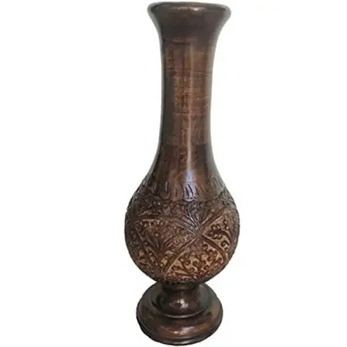 Wooden Flower Vase for Home Decoration