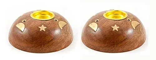Wooden Incense Stick Holder Pack of 2