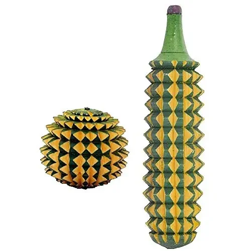 Wooden long massager (Karela & Ball Massager) – Set Of 2