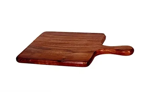 Wooden Square Board with Handle 12 inches