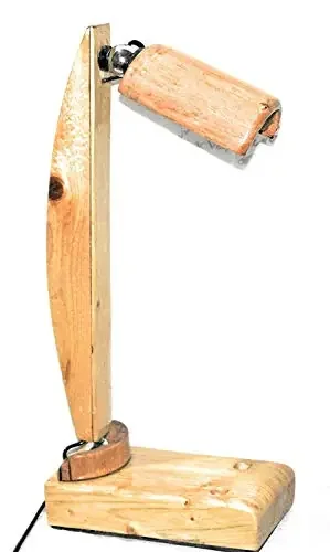 Wooden Study Lamp (Beige)