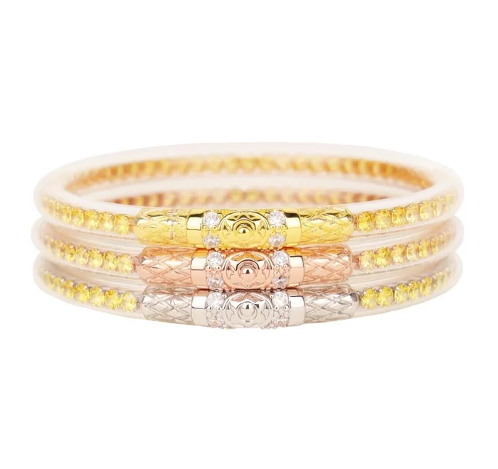 Yellow Rose Three Queens All Weather Bangles – BuDhaGirl