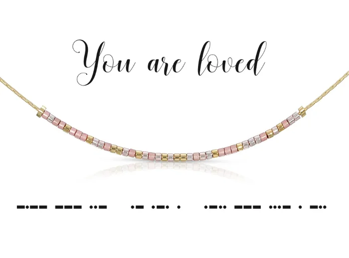 You Are Loved Necklace – Dot & Dash