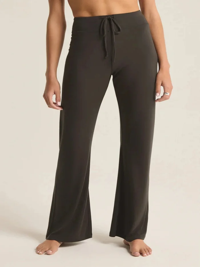 Z Supply Cloud Nine Jersey Pant – Black Sand