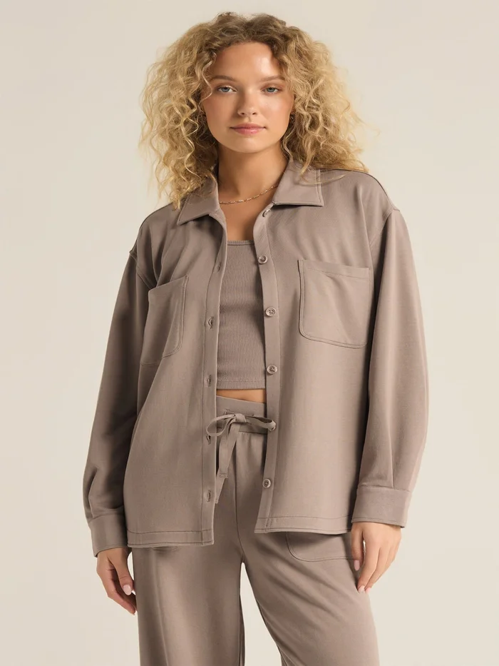 Z Supply Layover Top – Slate Grey