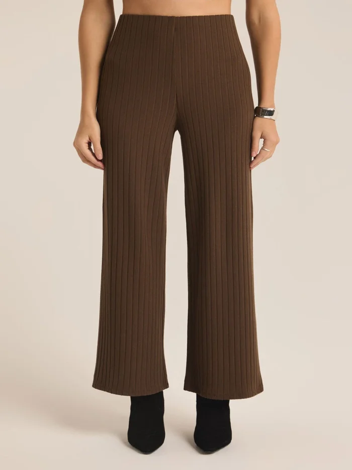 Z Supply Monte Rib Pant – Dark Chocolate