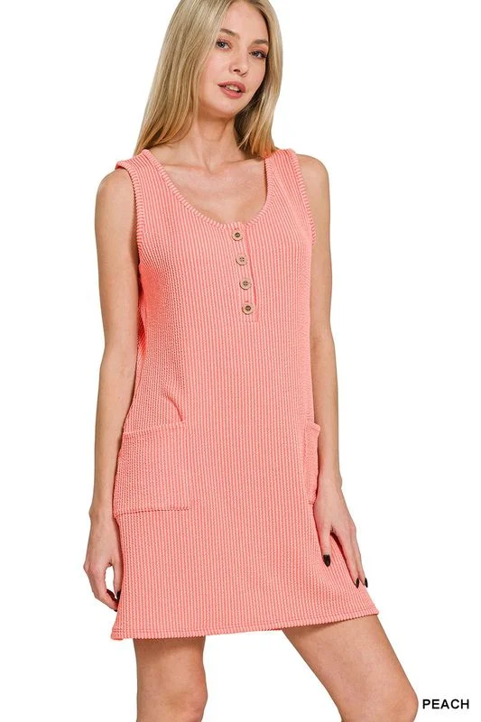 Zenana Rib Tank Dress
