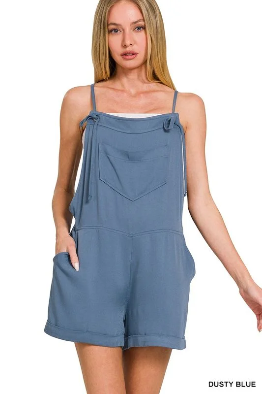 Zenana Romper with Tie Strap