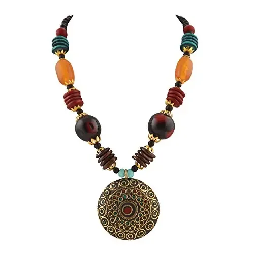 Zephyrr Non Precious Metal Pendant for Women (Multi)(Jan-348)
